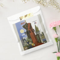 Poster du Vintage voyage Fly Paris France
