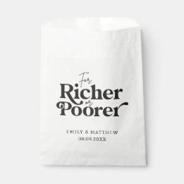 Sachets En Papier Pour le sac de mariage préféré plus riche ou plus
