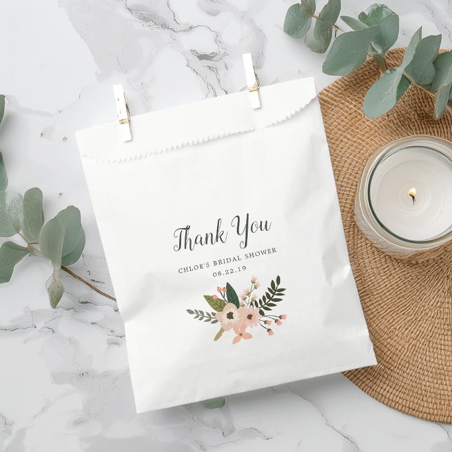 Sachets En Papier Pré de pêche personnalisé (Créateur téléchargé)