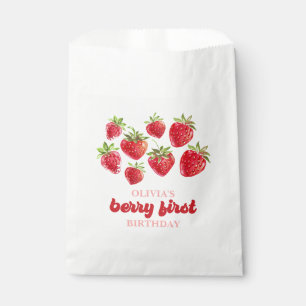 Sachets En Papier Premier anniversaire Strawberry Berry