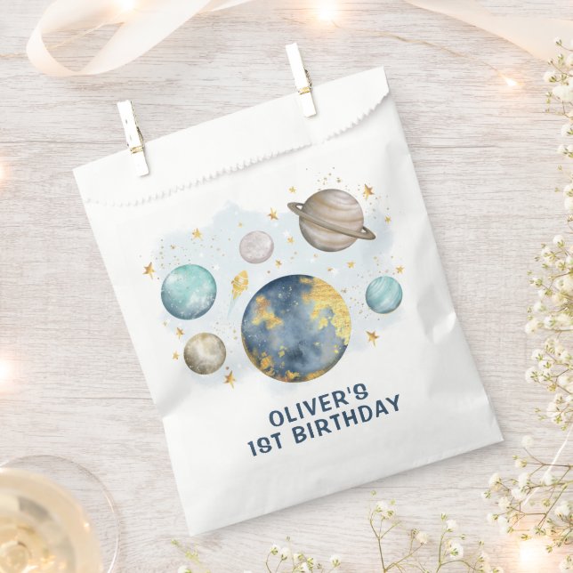 Sachets En Papier Premier voyage autour du Planétarium Soleil Annive (Coupé)