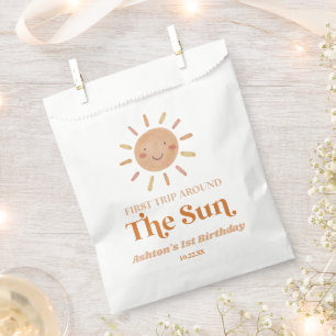 Sachets En Papier Premier Voyage Autour Du Soleil Boho 1ère fête d'a