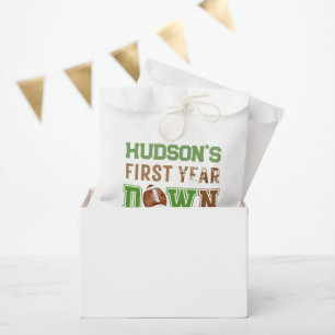 Sachets En Papier Première année Football bas 1er anniversaire