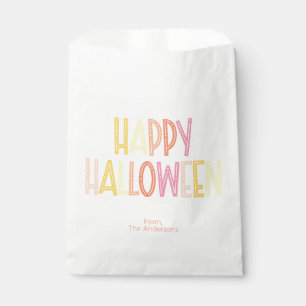 Sachets En Papier Preppy Happy Halloween