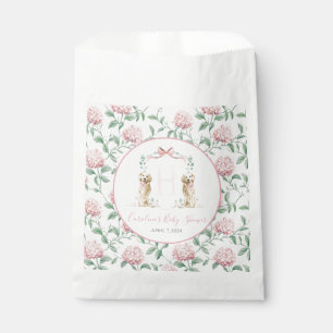 Sachets En Papier Preppy Southern Rose Girl Baby shower chien