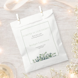 Sachets En Papier Pretty Eucalyptus Funeral Seed Packet