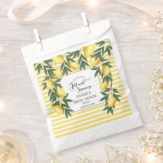 Sachets En Papier Principale Squeeze Lemons Fête des mariées tropica (Coupé)