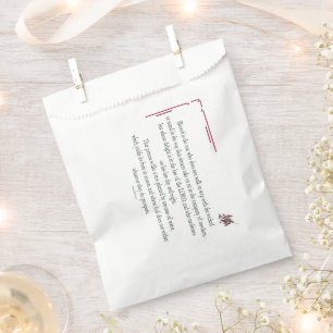 Sachets En Papier Psaume 1:1-3, Béni est celui qui,