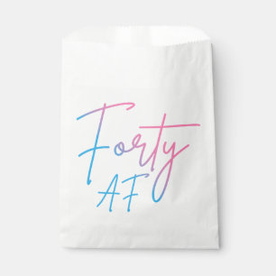 Sachets En Papier Quarante AF II - Cadeau d'anniversaire