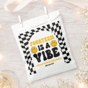 Sachets En Papier Quatorze Est Une Vibe Retro 14e Anniversaire