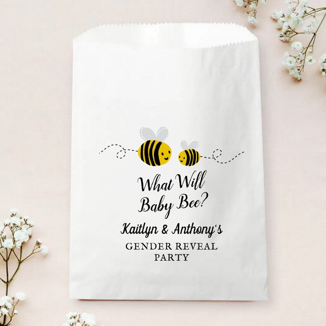 Sachets En Papier Qu'est-ce que Baby Bee Genre Revela Party (Créateur téléchargé)