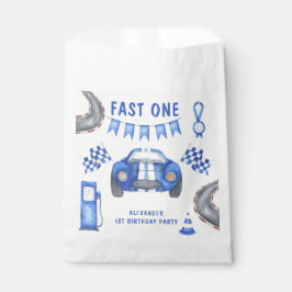 Sachets En Papier Race Car Première fête d'anniversaire