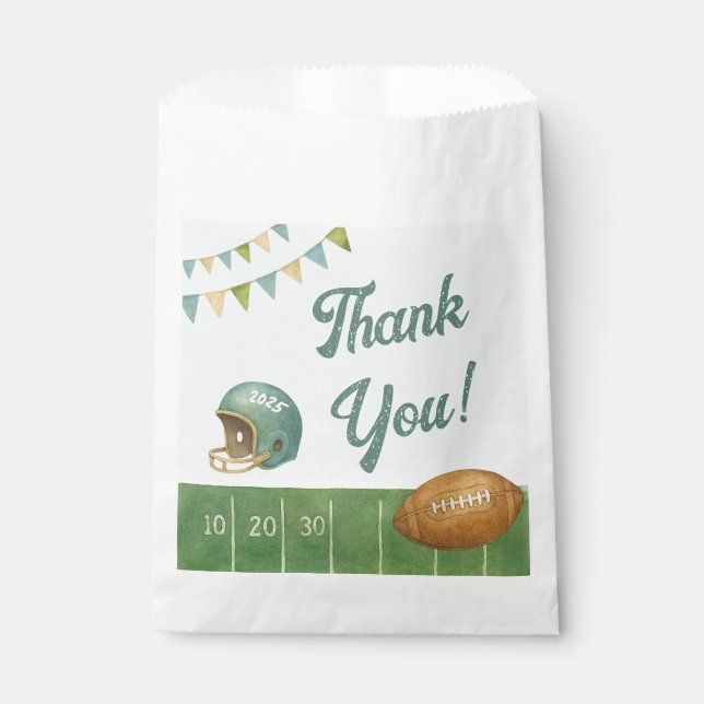 Sachets En Papier Racine de l'année Football (Devant)