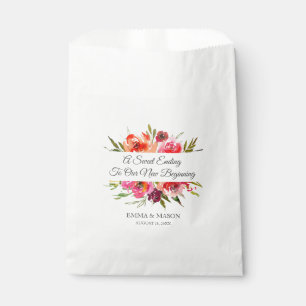 Sachets En Papier Radiant Romance Mariage Personnalisé