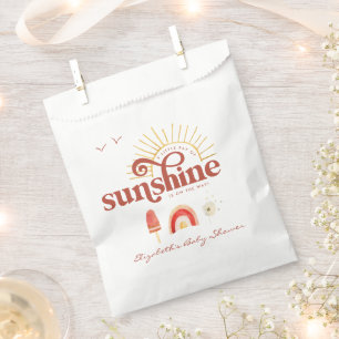 Sachets En Papier Rayon de Soleil Baby Shower Bohème