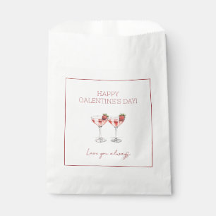 Sachets En Papier Red Happy Galentine's Day Cocktails Love You