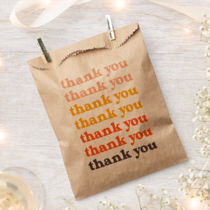 Sachets En Papier Remerciement de Mariage Rétro Bienvenue Enterremen