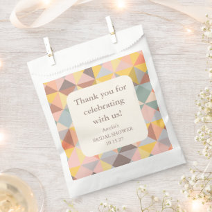 Sachets En Papier Remerciement de Mariage Rustique Automne Neutre Pe