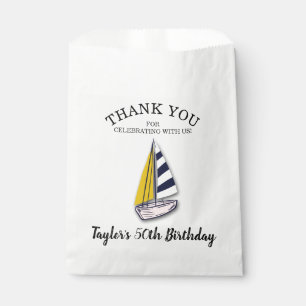 Sachets En Papier Remerciement de voile nautique