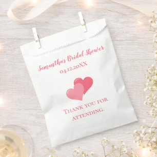 Sachets En Papier Remerciement pour la douche de mariée