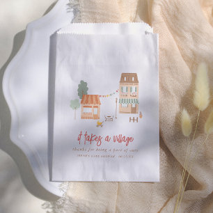 Sachets En Papier Remerciement pour une Baby Shower Adorable "Il Fau