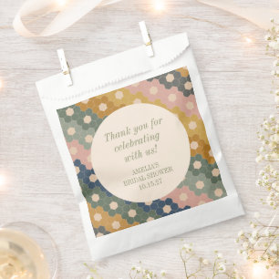 Sachets En Papier Remerciements de douche de mariée personnalisés vi