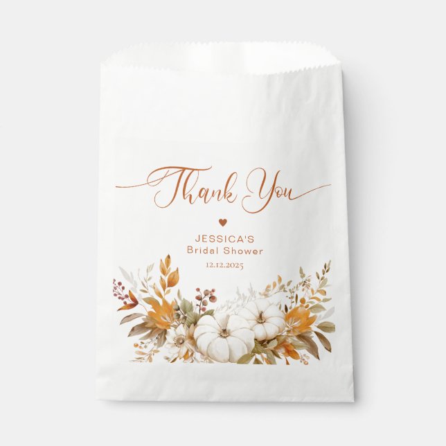 Sachets En Papier Remerciment pour Baby Shower de mariage coup de fo (Devant)