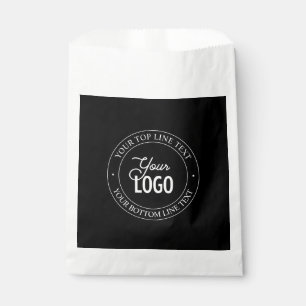 Sachets En Papier Remplacement de logo facile et texte personnalisab