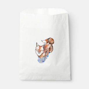 Sachets En Papier Renard en Chaussettes