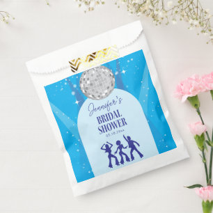 Sachets En Papier Retro Blue Années 70 Disco Reine de Danse Enterrem
