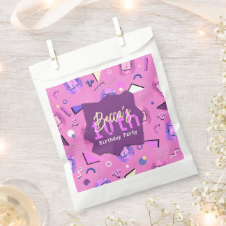 Sachets En Papier Retro Pink Tamagotchi Birthday