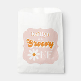 Sachets En Papier Retro Super One Girls 1er anniversaire