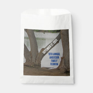 Sachets En Papier Réunion familiale Rustic Lakehouse vacances annuel