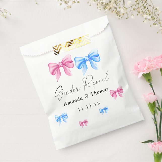 Sachets En Papier Révéler Le Sexe. Fille ou garçon (Scellé)