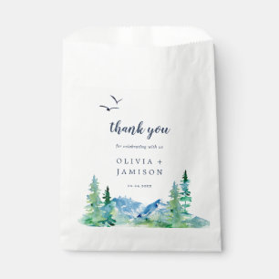Sachets En Papier Rocky Mountain Destination Mariage Merci