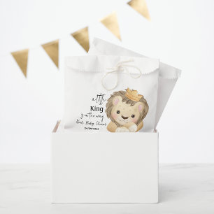 Sachets En Papier roi lion bébé safari animaux Baby Shower