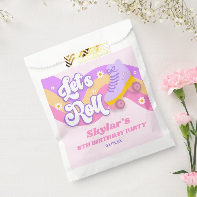 Sachets En Papier Roll Roller Patinage Patinage Anniversaire (Scellé)
