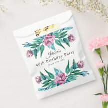 Romantique Feminine Floral 40e anniversaire