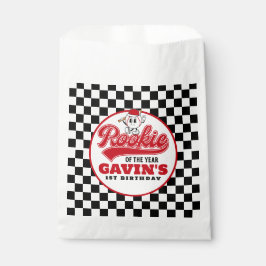 Sachets En Papier Rookie De L'Année Baseball Personnalisé Anniversai