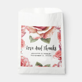 Sachets En Papier Rose Rose Pâle Ébouriffée