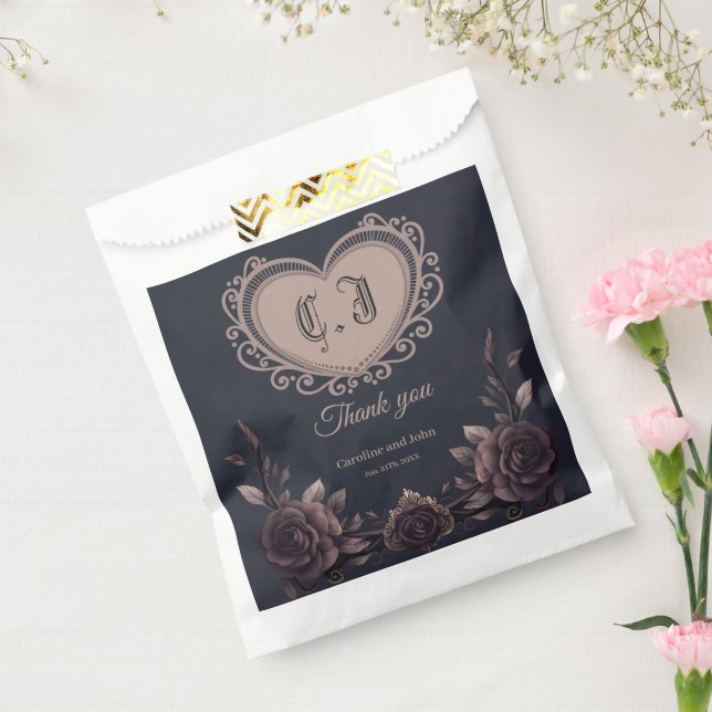 Sachets En Papier Roses vintages romantiques. (Scellé)