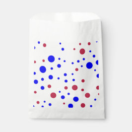Sachets En Papier Rouge, blanc et bleu