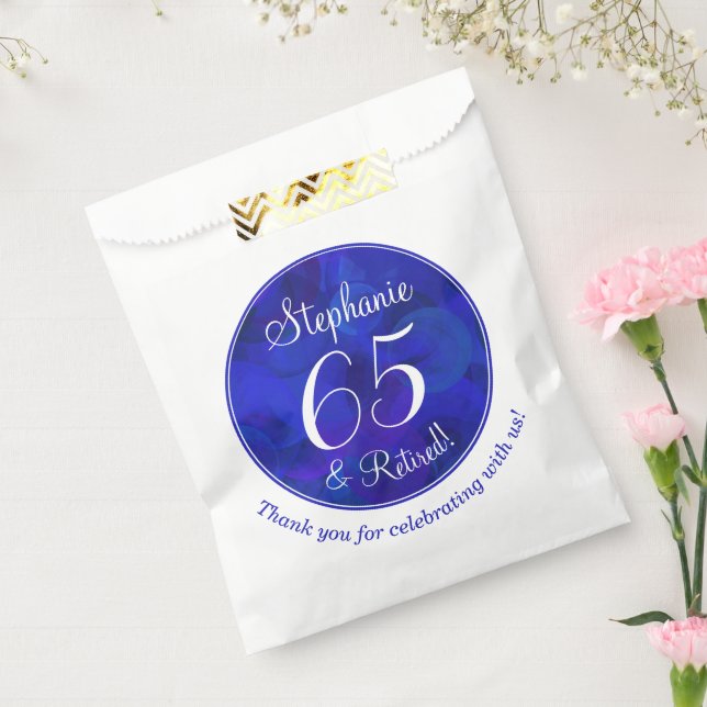 Sachets En Papier Royal Blue 65 et Retraite Party (Scellé)