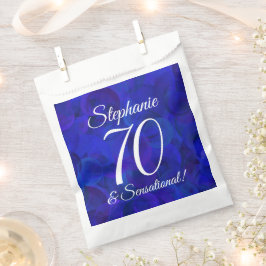 Sachets En Papier Royal Blue 70 et fête d'anniversaire sensationnell