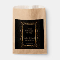 Royal Roaring 20s Gold Art Déco Mariage MERCI