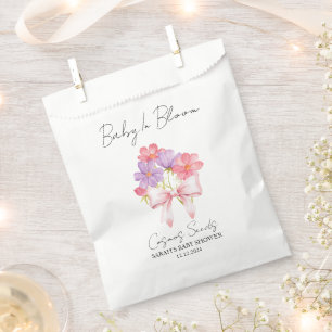 Sachets En Papier Ruban Sachet de graines de cosmos pour cadeau de