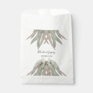 Sachets En Papier Russe Mariage feuille Eucalyptus