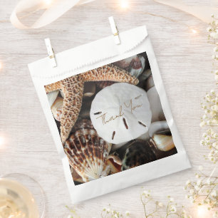 Sachets En Papier Sable Dollar Coquillages de mariage Favoriser les
