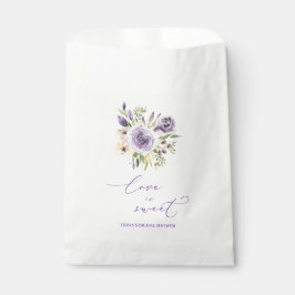 Sachets En Papier Sac à Faveurs Floral Violet
