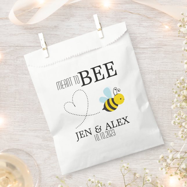 Sachets En Papier Sac Cadeau Meant To Bee (Coupé)